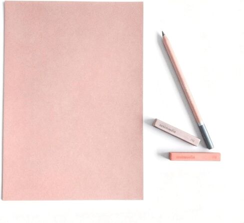 MAIMOUFIN Sanded Pastel Paper, Earthy Red, Small Size (10.7" x 7.5") in Kuwait
