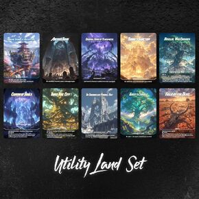 Proxy Cards for MTG, Alternative Custom Art DIY Cards, Utility Land, Normal in Saudi Arabia