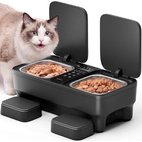 Meowant Automatic Wet Food Cat Feeder, Semiconductor Cooling & Pre-Heating in Kuwait