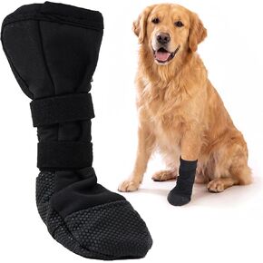 Large Dog Boot for Paw Wound Recovery, Non-Slip Dog Shoes for Injured Paws in Saudi Arabia