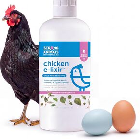 Strong Animals Chicken E-lixir Water Additive with Oregano Oil, 32 oz in Kuwait