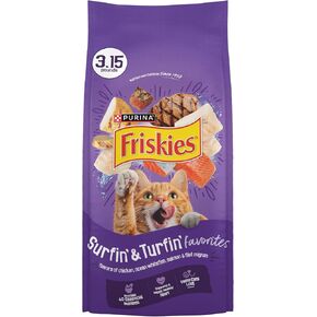 Purina Friskies Dry Cat Food, Surfin' & Turfin' Favorites - (4) 3.15 lb. Bags in Kuwait