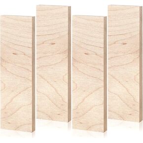 Chunful 4 Pcs Curly Maple Knife Handle Material in Kuwait