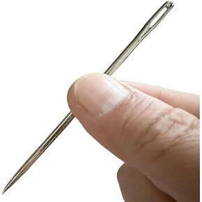 Professional Upholstery Needle 3mm Thickness, Big Eye Hand Sewing Needles for Stitching and Crafting Projects. (10 Inch X 1) in Kuwait