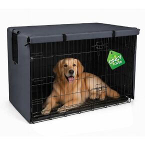 Pawise Dog Crate Cover,Heavy Duty Waterproof Wire Kennel Cover,Brown, 48 in in Saudi Arabia