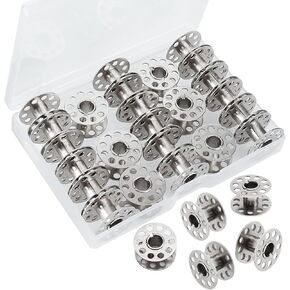 Metal Class 15 Sewing Machine Bobbins, 28 PCS, Universal Replacement Parts in Kuwait