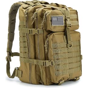 حقيبة ظهر QT&QY 45L عسكرية تكتيكية من Molle Army Assault Pack 3 أيام حقيبة ظهر للتنزه سيرًا على الأقدام والتنزه... in Saudi Arabia