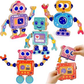 Dinosaur Toys for Kids 3-5,Wooden Magnetic Dino Take Apart Building Blocks Toys for Fine Motor Skills & Creative Play,Easter Basket Stuffers Gifts for Boys Girls in Kuwait