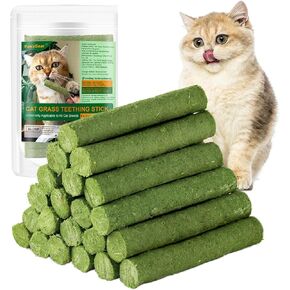 120g/4.23oz Cat Grass Teething Stick Hairballs,Chew Sticks for Cats,Catnip Toys Sticks Indoor Kitten Chew Stick in Kuwait