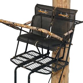 Muddy MLS2800 Rebel 2.5 17' Ladder Tree Stand, Lumbar Style 1.5 Seat Design for Big Game/Shooting/Hunting in Kuwait