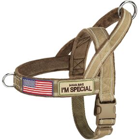 Forestpaw No Pull Dog Harness with Large Handle,Comfortable,L,Brown in Saudi Arabia
