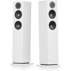 Audio Pro A48 Wireless Bluetooth Floorstanding Speakers | WiFi, HiFi, Multiroom Home Entertainment Stereo | Compatible w/Airplay 2, Spotify | Ultimate TV Sound Quality for Music & Movies | White in Kuwait