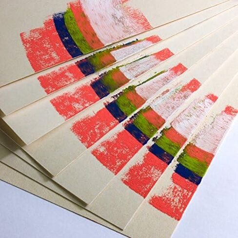 Uart Sanded Pastel Art Paper, Off-White, 9" x 12" Paper, Grit #280, 10 Sheet Pack in Kuwait