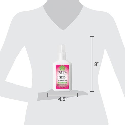 Hempz Dog Detangling Spray, Refreshing Scent, Strawberry & Limeade, 8.5 OZ in Saudi Arabia