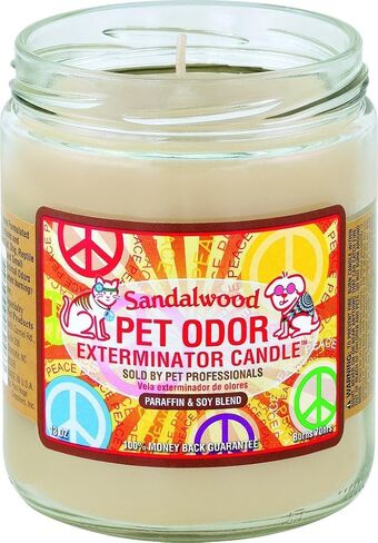 Sandalwood Pet Oder Exterminator Candle„ 13 oz in Saudi Arabia