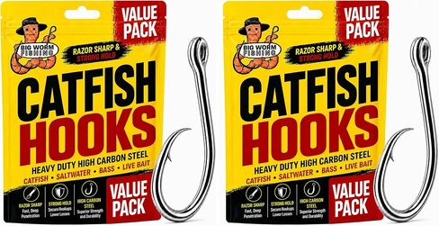 Catfish Hooks for Catfishing – Catfishing Tackle – Catfishing Equipment – Catfishing Gear and Equipment Hooks in Kuwait