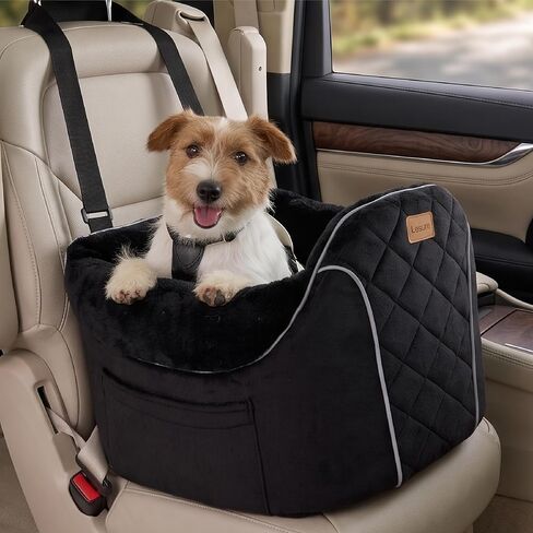 Lesure Dog Car Seats for Small Dogs,Safety Pet Booster Seat Under 25lbs in Saudi Arabia