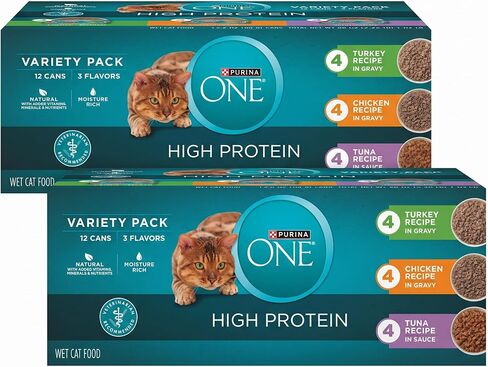 Purina ONE Natural High Protein Cat Food, True Instinct Chicken Recipe in Gravy - (24) 3 oz. Pull-Top Cans in Kuwait
