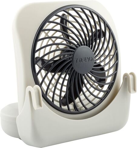 Treva 5-inch Pet Crate Fan for Cooling Dogs and Other Pets. 2 Cooling Speeds, Battery Powered in Saudi Arabia