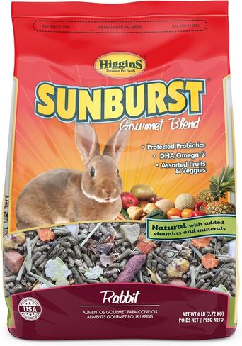 Higgins 466904 Higg Sunburst Rabbit Food, 25-Pound in Kuwait