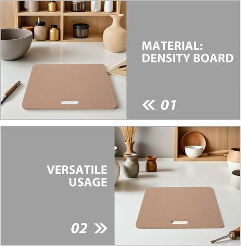 Wooden Pottery Wedging Board with Handle, Reversible 12x18 in Saudi Arabia