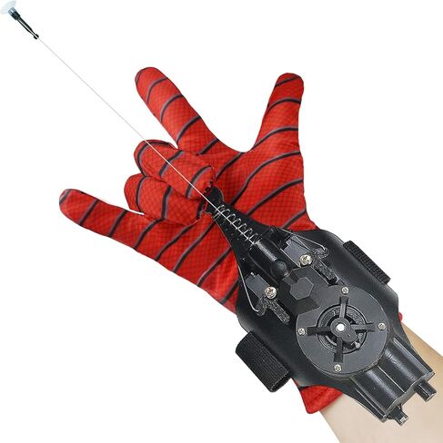 SUIZU Web Shooters, Spider Silk Launcher for Kids - USB Charging, Rope Launcher - Can Grab Small Objects in Kuwait
