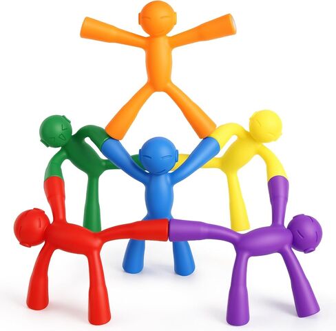 Kravkind Magnetic Men Sensory Toys, 6Pcs Fidget Desk Toys for Kids & Adults in Kuwait