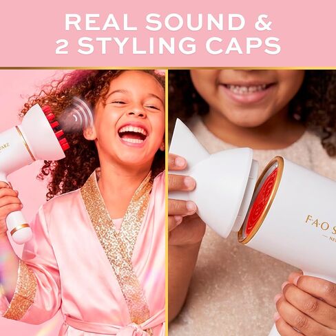 FAO Schwarz Pampered Play Hair Stylist Set, 7-Piece Pretend Accessory Kit in Kuwait