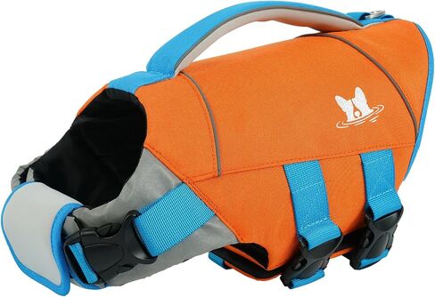 IECOii Dog Life Jacket, Premium Swim Vest with High Flotation Support in Kuwait