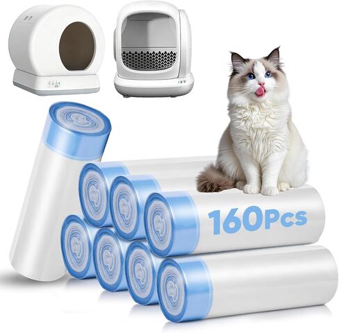 160 Count Cat Litter Box Liners Compatible with Litter Robot 3 & 4 in Saudi Arabia