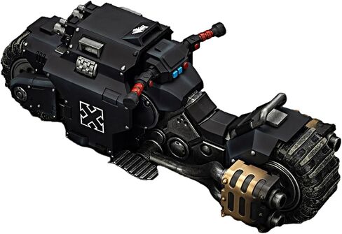 JOYTOY Warhammer 40K White Scars Raider Combat Bike Action Figure in Kuwait