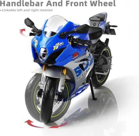1:12 Die-cast Motorcycle Compatible for Suzuki GSX R1000R in Saudi Arabia