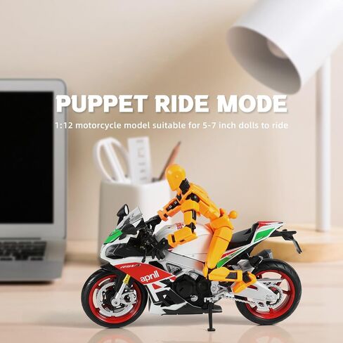1:12 Die-cast Motorcycle Compatible for Aprilia RSV4 RR1000 in Saudi Arabia