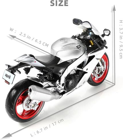 1:12 Die-cast Motorcycle Compatible for Aprilia RSV4 RR1000 in Saudi Arabia