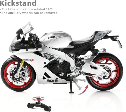1:12 Die-cast Motorcycle Compatible for Aprilia RSV4 RR1000 in Saudi Arabia