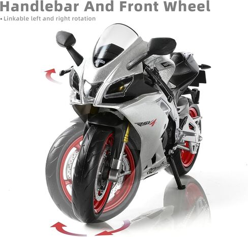1:12 Die-cast Motorcycle Compatible for Aprilia RSV4 RR1000 in Saudi Arabia