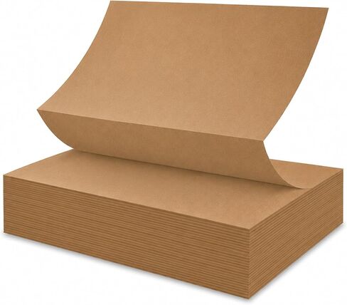 Elementree Brown Packing Paper Sheets for Moving & Shipping - 1500 Count (1375 Feet) - 14.5" x 11" Sheet Size - Sustainable Void Fill Packaging Made in the USA - Kraft Paper Thickness (00919) in Kuwait