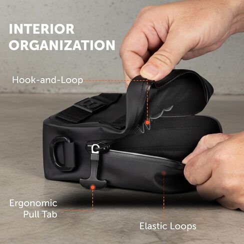 Large Waterproof Tactical MOLLE Pouch for Hiking, Tools and Camping Gear. Durable Thermoplastic Design and Molle Compatible with Backpacks, Tactical Belts, Waist Bags and More in Kuwait