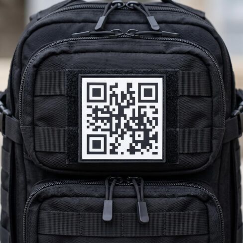 Rick Roll QR Code Meme Keychain - Never Gonna Give You Up | Funny Tactical Backpack Accessories, Morale Booster | Gag Gift, Funny Gifts for Women Men (QR - Keychain) in Kuwait