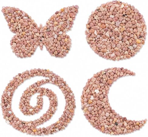 Crocon 1/2 LB Crushed Pink Opal Chips Bulk Stone 1100+ Carats Natural Quartz Pieces Irregular Shape Gemstone Tumbling Cabbing Gem Mining Chakra Balancing Reiki and Crystal Healing Home Office Décor in Saudi Arabia