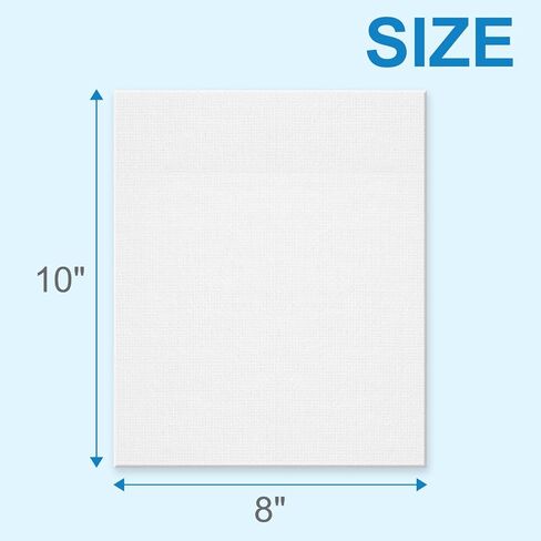 58 Pack Canvas Boards for Painting 8x10 Inch, Canvases for Painting for Acrylic Oil Tempera Watercolor Paints in Saudi Arabia