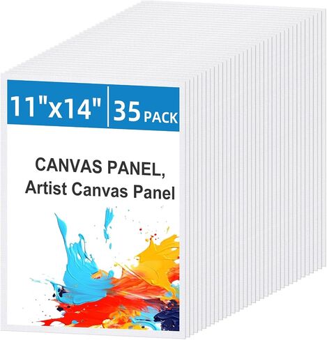 35 Pack 11 x 14 Inch Canvas Boards for Painting Pre-Primed Paint Canvas in Saudi Arabia