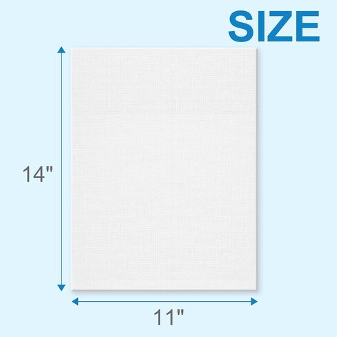 35 Pack 11 x 14 Inch Canvas Boards for Painting Pre-Primed Paint Canvas in Saudi Arabia