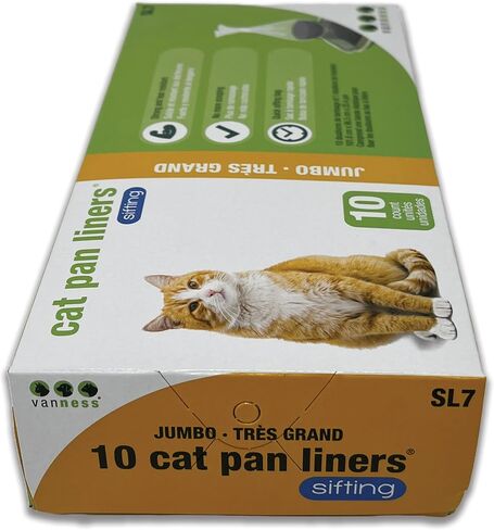 Van Ness Extra Giant Sifting Cat Pan Liners, 10-Count (225040) in Kuwait