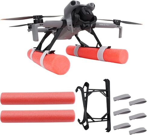 Floating Landing Gear for DJI Mini 5 Pro Water Training Landing Skid Drone Buoyancy Rod Support Stand Expansion Kit Compatible with DJI Mini 5 Pro Accessories in Saudi Arabia