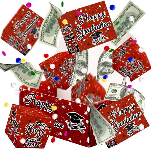 Happy Birthday Surprise Money Explosion Gift Box, Pop Up Box with Confetti in Kuwait