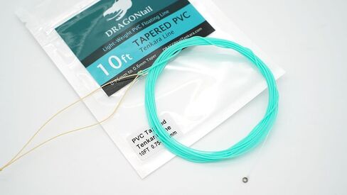 DRAGONtail Tenkara - خط Tenkara العائم من مادة PVC المدببة | خط صيد عائم ذو قلب قوي مصمم لسهولة الصب والحفاظ على الطُعم مرئيًا في المياه العلوية in Kuwait
