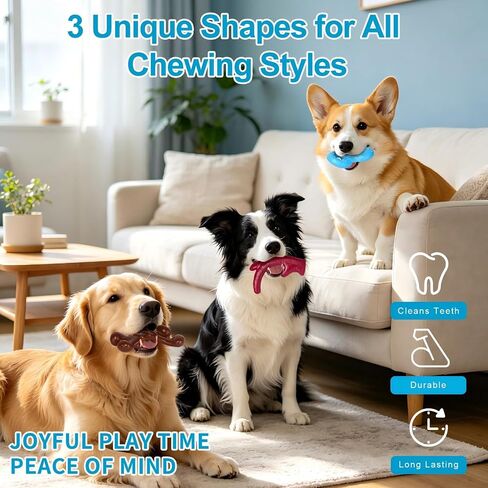 Aipper Dog Puppy Toys 20 Pack, Puppy Chew Toys for Fun and Teeth Cleaning, Plush Squeaky Toys, Dog Treat Dispenser Ball, Tug of War Toys, Puppy Teething Toys, Dog Rope Toys for Medium to Small Dogs in Kuwait