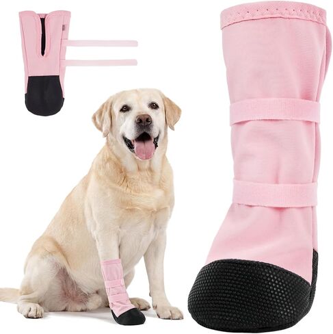 Dog Recovery Boot for Injured Paws Protector, Breathable Non-Slip Dog Shoes in Kuwait
