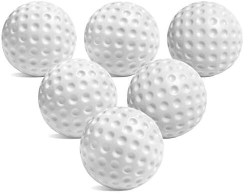 Botabee Toddler & Little Kids Golf Set - Replacement Golf Balls 2" - Pack of 6 - Oversized Plastic Balls for Beginners or Kids 3+ Years in Kuwait